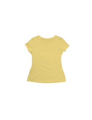 Ladies T-Shirt (Light Yellow)