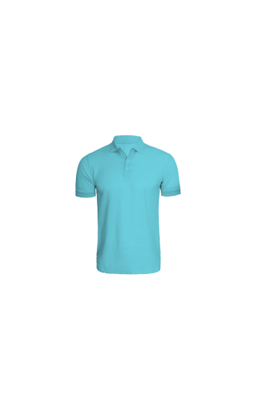 Polo T-Shirt (Aqua Blue)